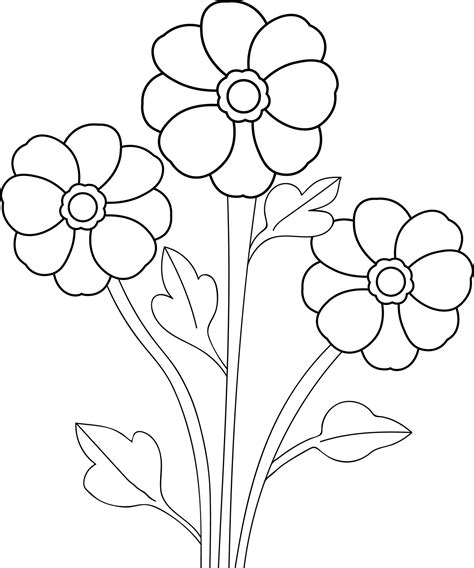 imagenes de una flor para dibujar